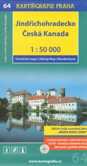 1: 50T (64)-Jindřichohradecko,Česká Kanada (turistická mapa)