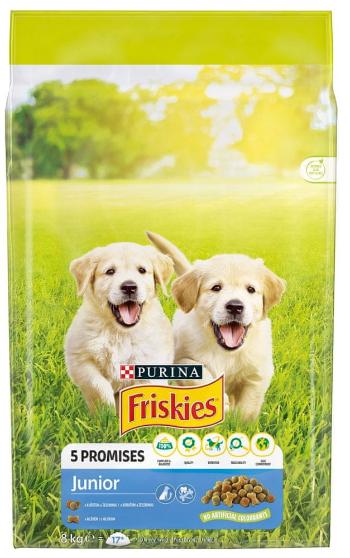 Friskies dog JUNIOR kuře 8 kg