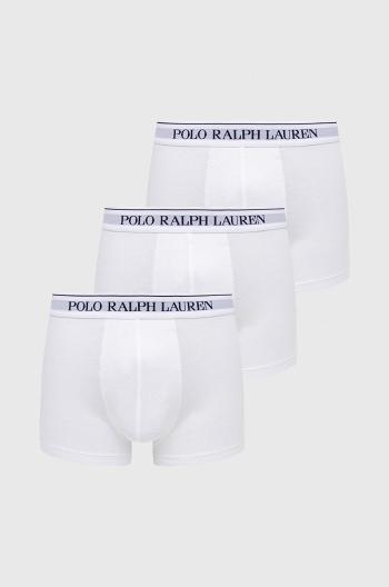 Boxerky Polo Ralph Lauren (3-pack) pánské, bílá barva