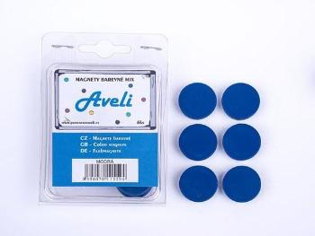 Set magnetů AVELI, modrá barva, XRT-00095
