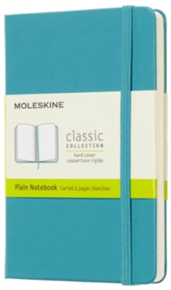 Moleskine - zápisník tvrdý, čistý, modrozelený S