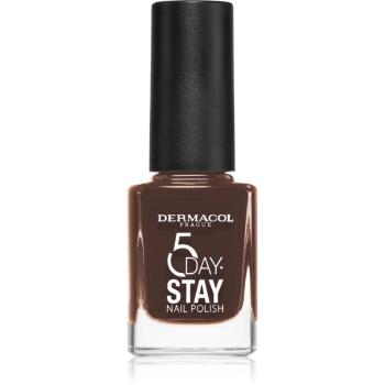 Dermacol 5 Day Stay dlouhotrvající lak na nehty odstín 57 Chocolate 11 ml