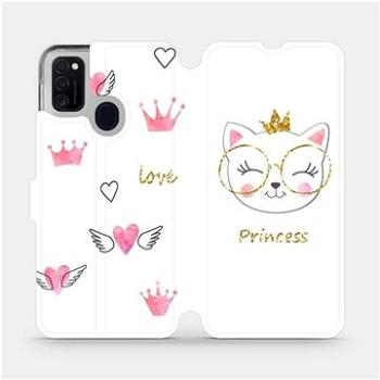 Flipové pouzdro na mobil Samsung Galaxy M21 - MH03S Kočička princess (5903516245581)