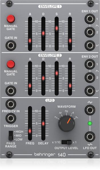 Behringer 140 DUAL ENVELOPE/LFO Modulární systém