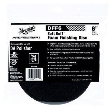 Meguiar's DFF6 Soft Buff Foam Finishing Disc 6" (DFF6)