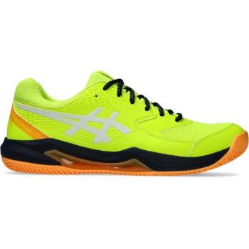 ASICS GEL-DEDICATE 8 PADEL Pánská tenisová obuv, reflexní neon, velikost 44