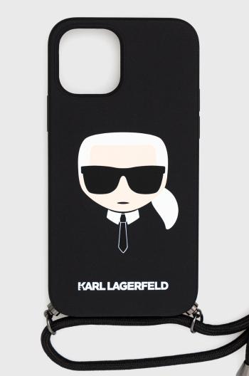 Obal na telefon Karl Lagerfeld Iphone 12/12 Pro černá barva