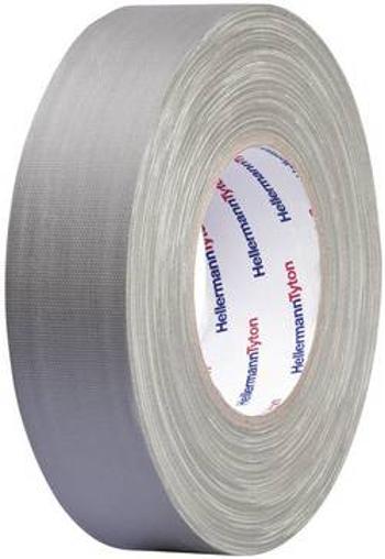 Páska se skelným vláknem HellermannTyton HTAPE-TEX-GY-50x50 712-00906, (d x š) 50 m x 50 mm, kaučuk, šedá, 1 ks