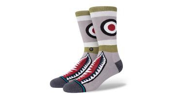 Stance Stample Warbird Crew Sock šedé A545C20WAR-GRN