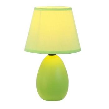 Kondela Keramická stolní lampa, zelená, QENNY TYP 13