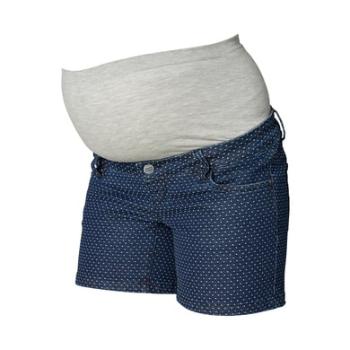 mama licious maternity shorts MLDOT Medium Blue Denim