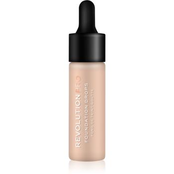 Revolution PRO Foundation Drops tekutý make-up s pipetou odstín F3 18 ml