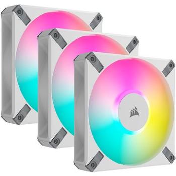 Corsair iCUE AF120 RGB ELITE Triple Pack White + Lightning Node Core White (CO-9050158-WW)