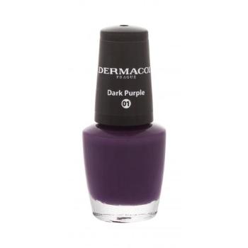 Dermacol Nail Polish Mini Autumn Limited Edition 5 ml lak na nehty pro ženy 01 Dark Purple