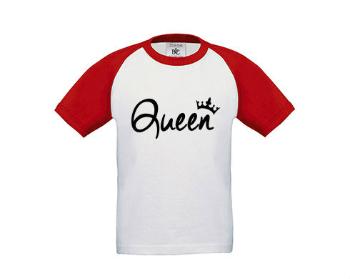Dětské tričko baseball Queen