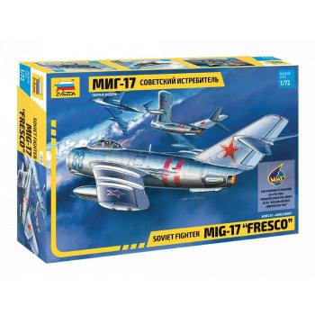 Zvezda Model Kit letadlo MIG-17 Fresco 1:72