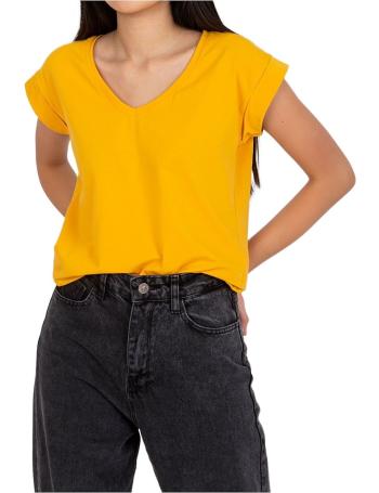 Světle oranžové basic tričko atlanta s krátkým rukávem vel. XL