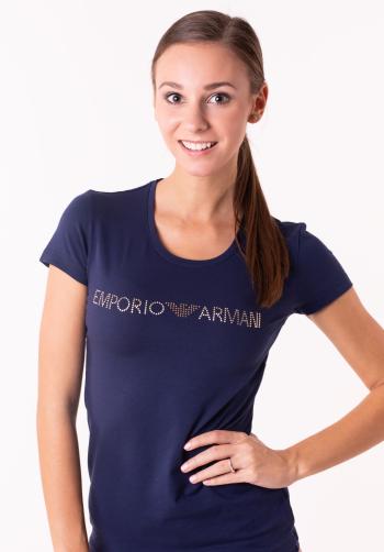 Dámské tričko Emporio Armani 163139 8A263 XS Tm. modrá