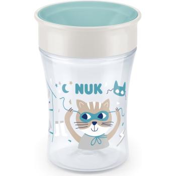 NUK Magic Cup hrnek s víčkem 8m+ Green 230 ml