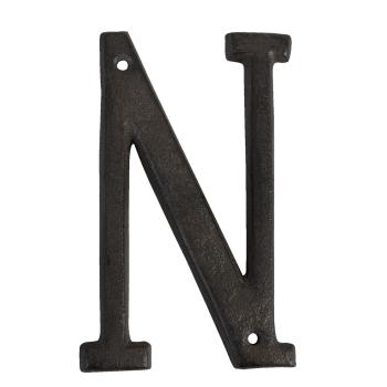 Nástěnné kovové písmeno N - 13 cm 6Y0840-N