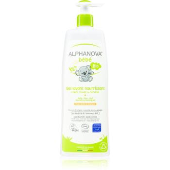 Alphanova Baby Bio dětský mycí gel a šampon 3 v 1 500 ml