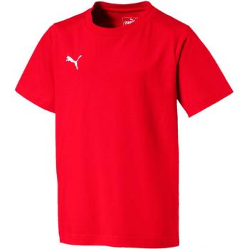 Puma LIGA CASUALS TEE JR Chlapecké triko, červená, velikost 164