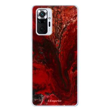 Odolné silikonové pouzdro iSaprio - RedMarble 17 - Xiaomi Redmi Note 10 Pro