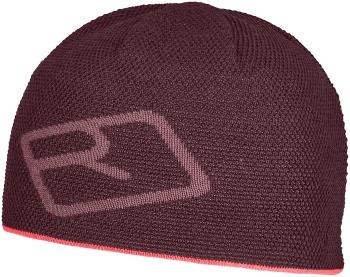 Ortovox Merino logo knit beanie - winetasting uni