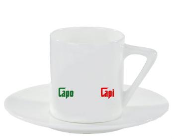 Espresso hrnek s podšálkem 100ml Capo di tutti Capi