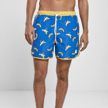 Plavky Urban Classics Pattern Retro Swim Shorts banana aop - XL