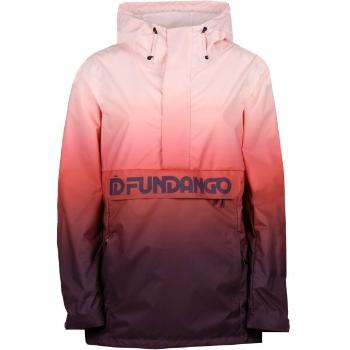 FUNDANGO BETULA LOGO ANORAK Dámská přechodová bunda, vínová, velikost