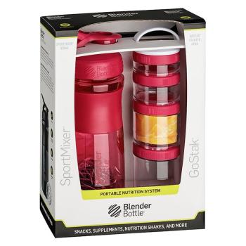 Blender Bottle Sport Mixer® GoStack růžový 820 ml