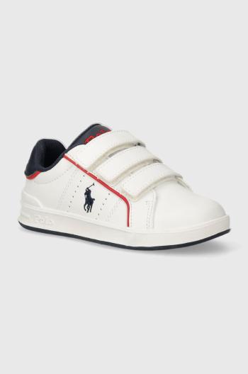 Dětské sneakers boty Polo Ralph Lauren bílá barva