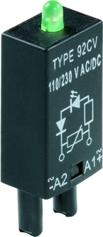 Zasouvací modul s diodou s LED diodou, s varistorem 10 ks Weidmüller 4 RIM 6/24UC GN N/A vhodné pro sérii: Weidmüller řada RIDERSERIES RCL