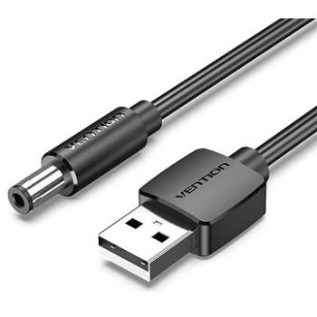 Vention USB to DC 5.5mm Power Cord 1.5M Black Tuning Fork Type (CEYBG)