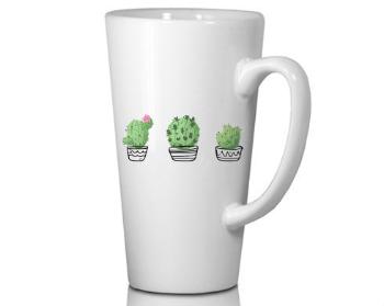 Hrnek Latte Grande 450 ml Kaktusy