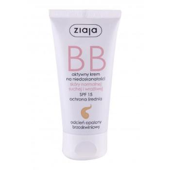 Ziaja BB Cream Normal and Dry Skin SPF15 50 ml bb krém pro ženy Dark