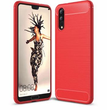 Ziskoun Ochranný zadní kryt pro Huawei P20 PZK55 Barva: Červená