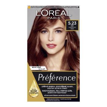 L'Oréal Paris Préférence 60 ml barva na vlasy pro ženy 5,23 Rio na barvené vlasy; na všechny typy vlasů