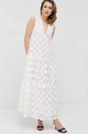 Šaty Silvian Heach bílá barva, maxi
