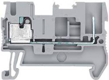 Hybridní svorka průchodky konektor, přípojka s pružinovým protitahem Siemens 8WH51002PF00, šedá, 50 ks