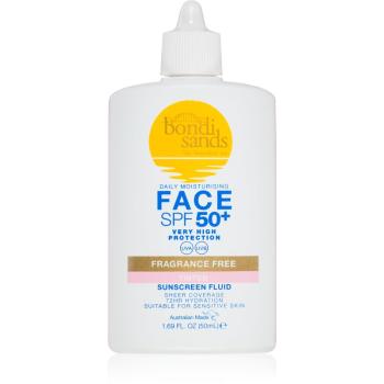 Bondi Sands SPF 50+ Fragrance Free Tinted Face Fluid tónovací ochranný krém na obličej SPF 50+ 50 ml