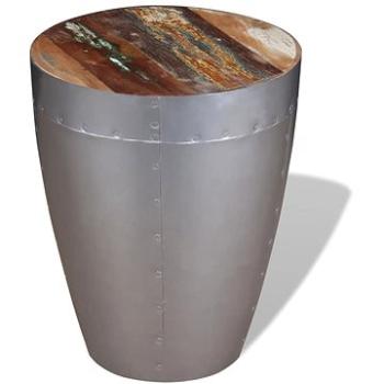 Stolička Aviator masivní recyklované dřevo
