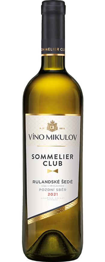 Víno Mikulov Sommelier Club Rulandské šedé 2021 pozdní sběr 0.75l