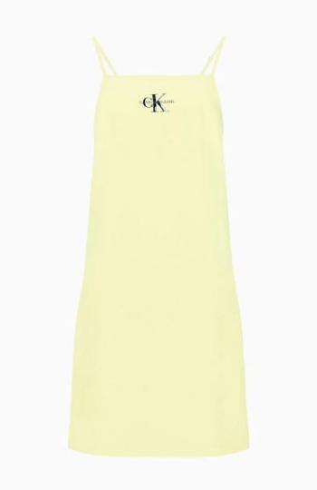 Calvin Klein Calvin Klein dámské žluté šaty MONOGRAM SLIP DRESS 