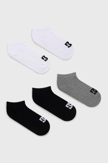 Ponožky Dc (5-pack) pánské, bílá barva