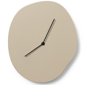 Nástěnné hodiny MELT 33 cm, kašmírová, MDF, ferm LIVING