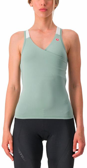 Castelli Solaris W Top Tílko Defender Green/Ivory M