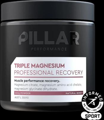 PILLAR Performance Triple Magnesium Powder - Profesionální regenerace 200 g