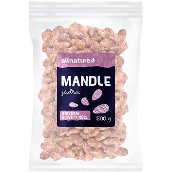 Allnature Mandle jádra s medem a květy růže 500 g (16143V)